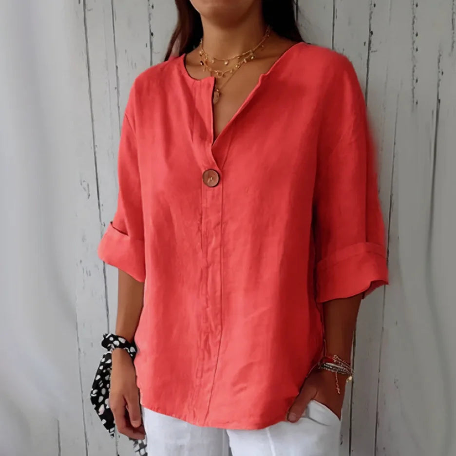 Eloise | Elegant blouse in linen