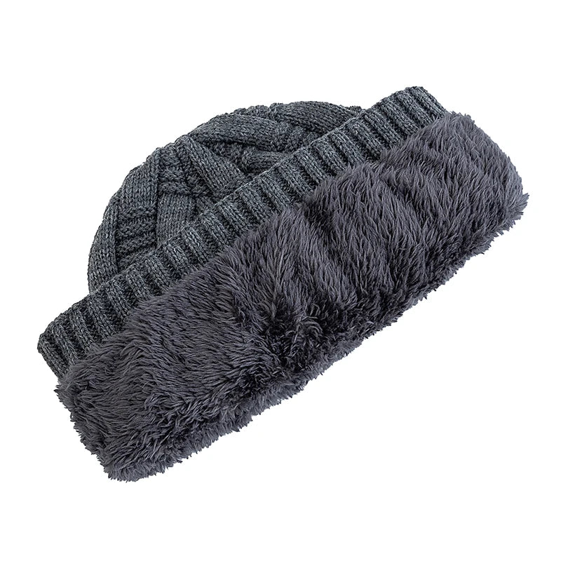 Edward | Woven knit beanie (Gray)