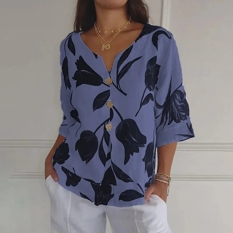 Zoey | Elegant blouse with floral pattern
