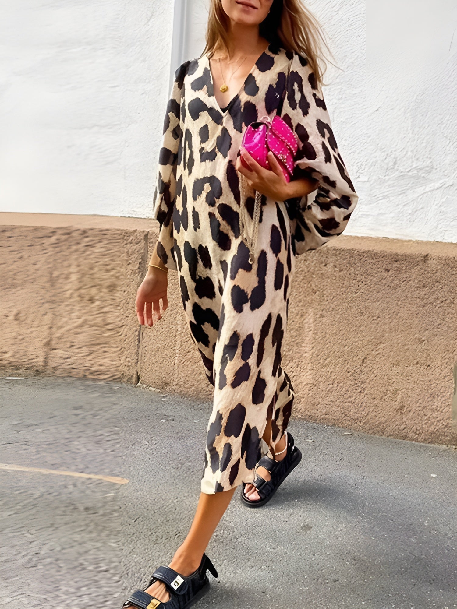 Freja | Leopardkjole, dristig og elegant
