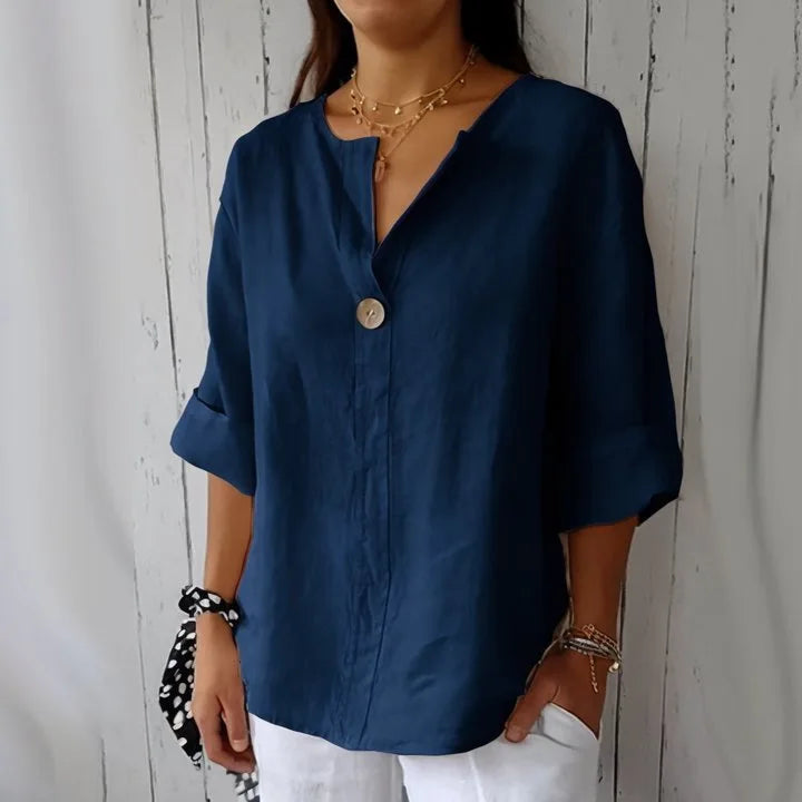Eloise | Elegant blouse in linen