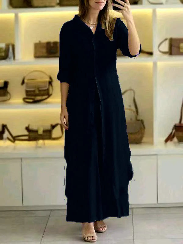 Imogen | Dress with wide trouser set