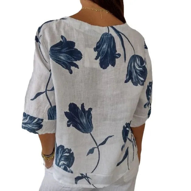Zoey | Elegant blouse with floral pattern