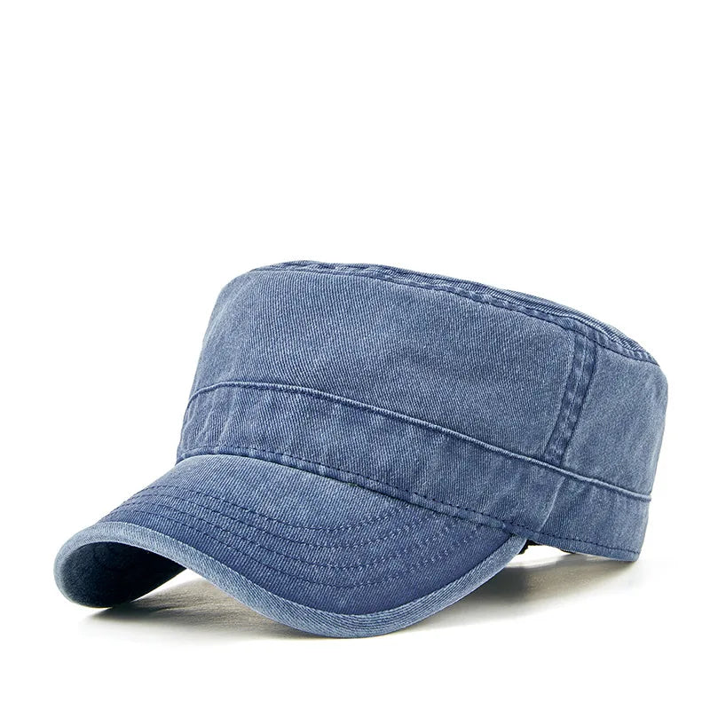 Wyatt | Heritage Field Cap (Blue)
