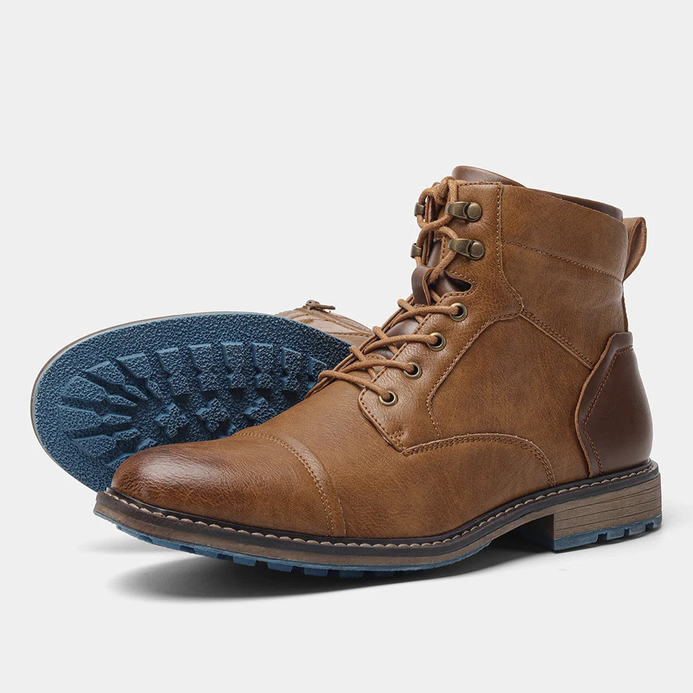 Harold | Premium leather Oxford boots