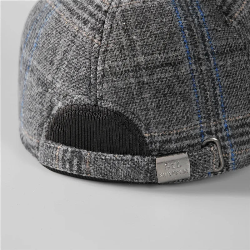 Flynn | Wool heritage plaid cap