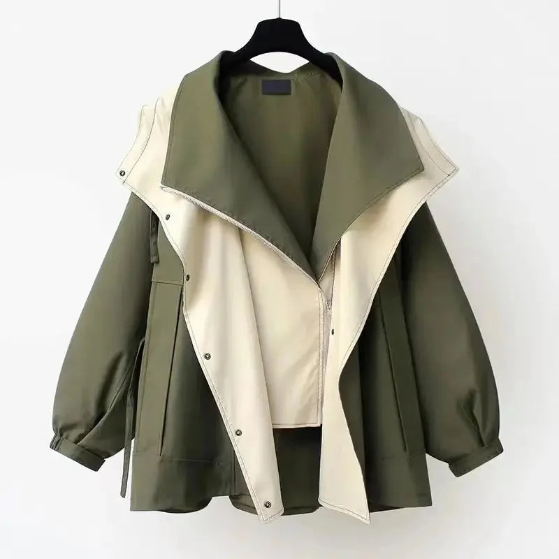 Valerie | Two-Tone Coat