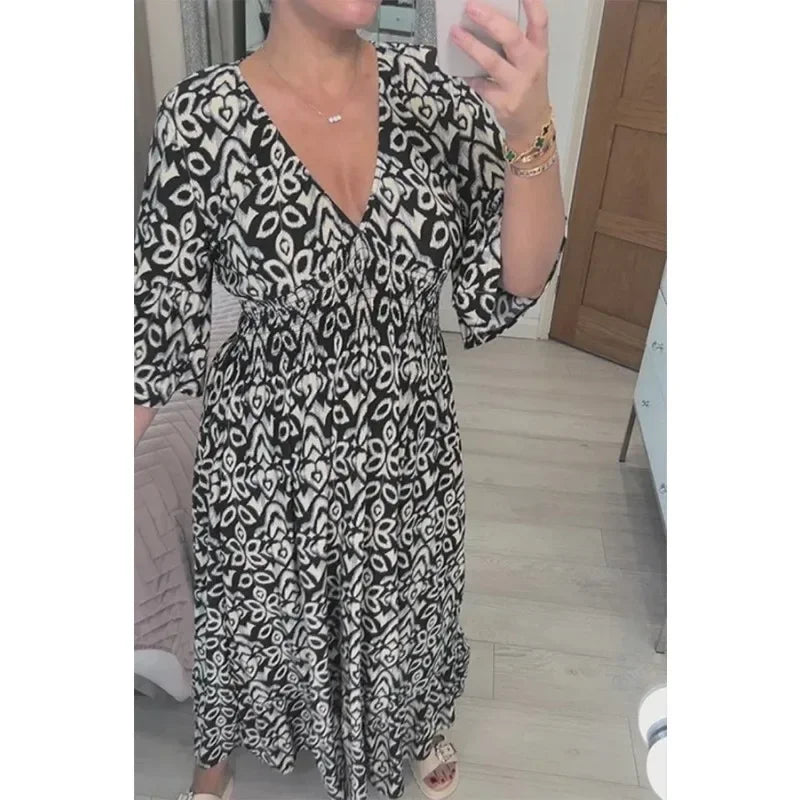 Harper | Dress with beautiful pattern