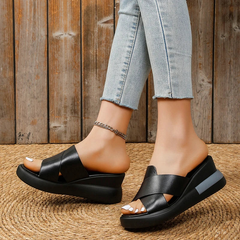 Lauren | Stylish high sandals with foot support