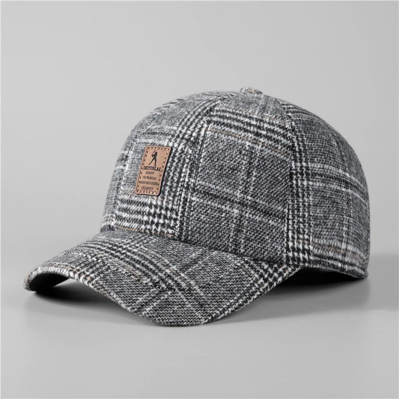 Flynn | Wool heritage plaid cap