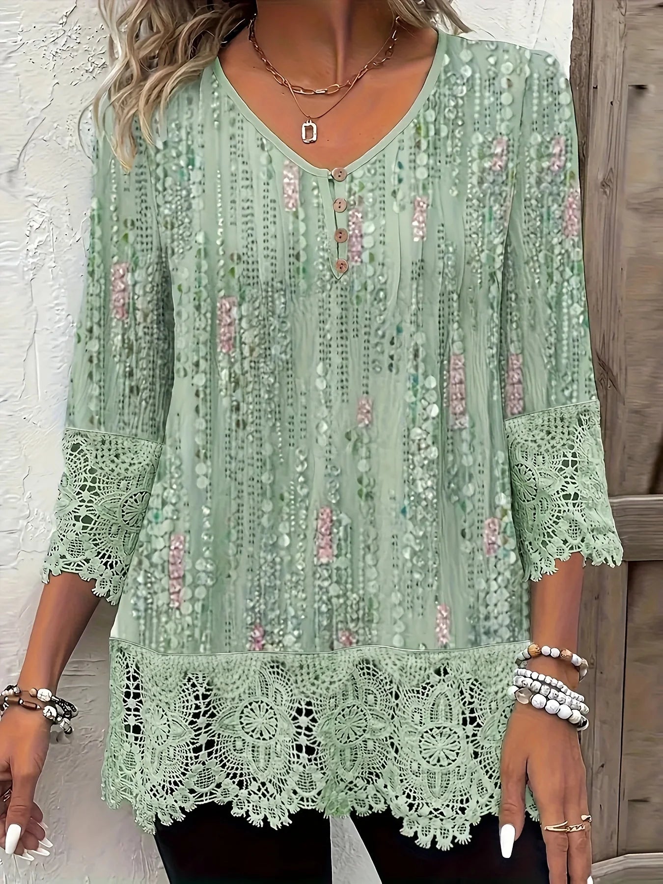 Emma | Luxury dress with beautiful pattern