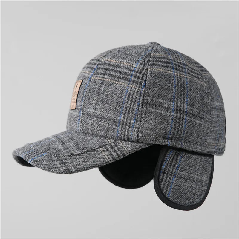 Flynn | Wool heritage plaid cap