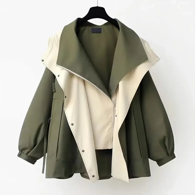 Valerie | Two-Tone Coat