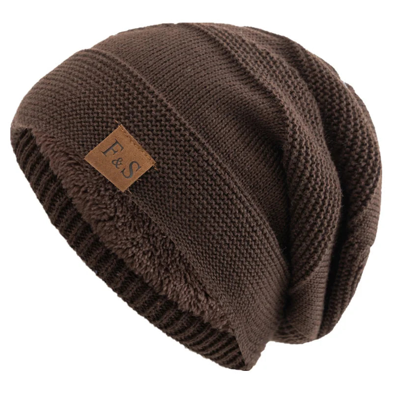Tom | Nordic fleece beanie (Brown)