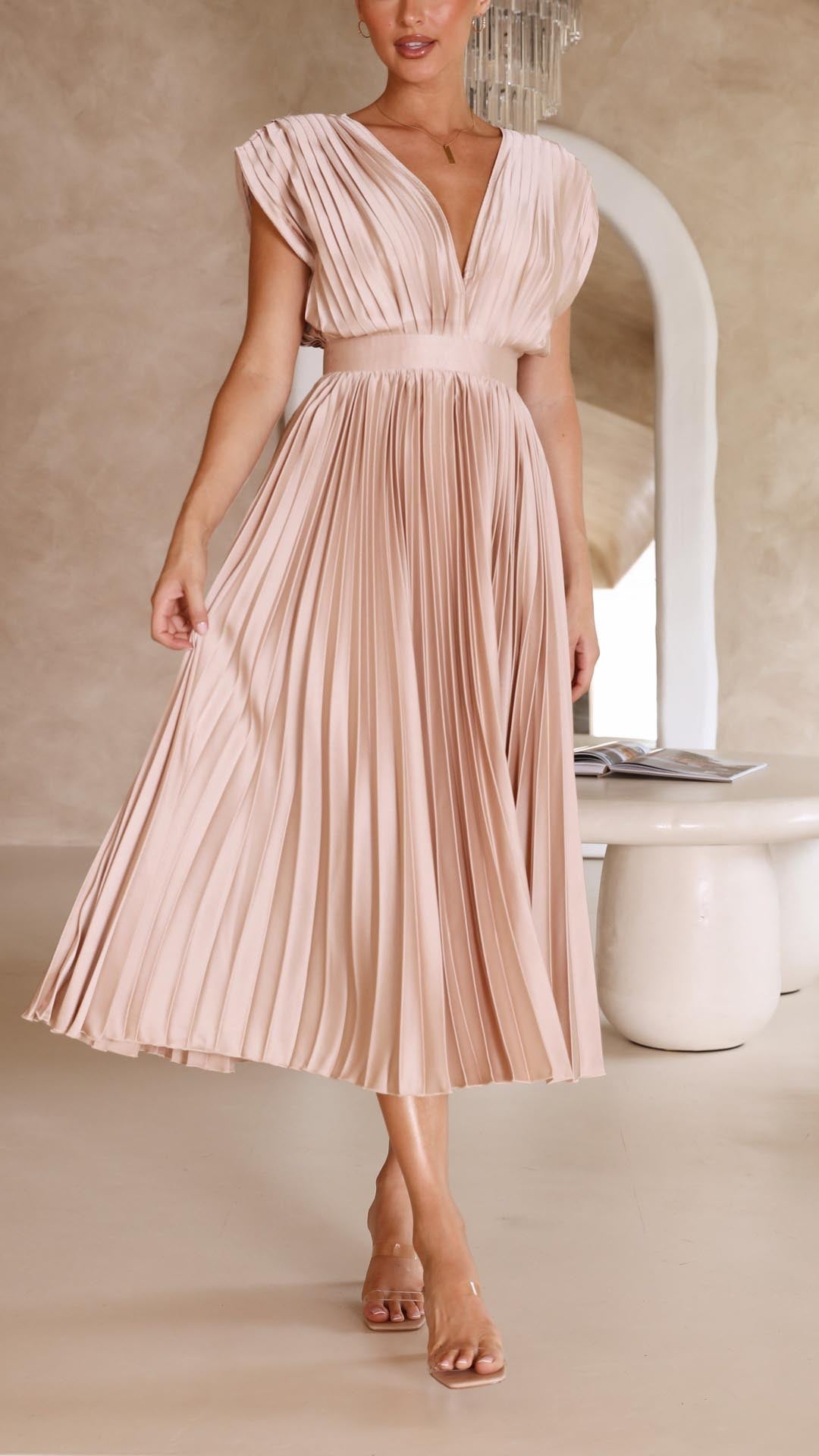 Nilsa | Elegant plisseret kjole