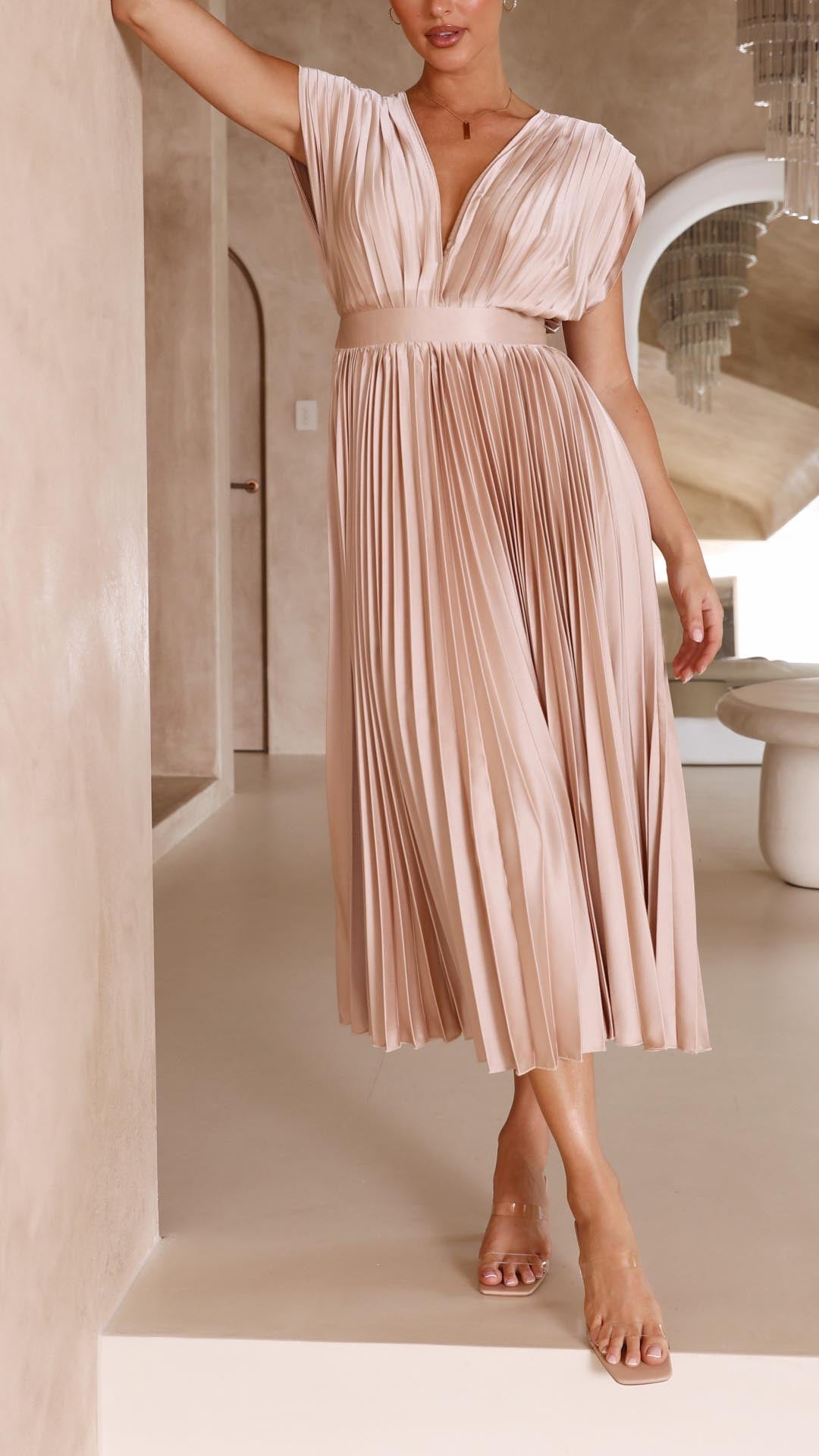 Nilsa | Elegant plisseret kjole