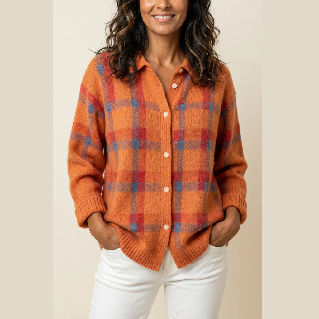 Tess | Soft knit cardigan with tern