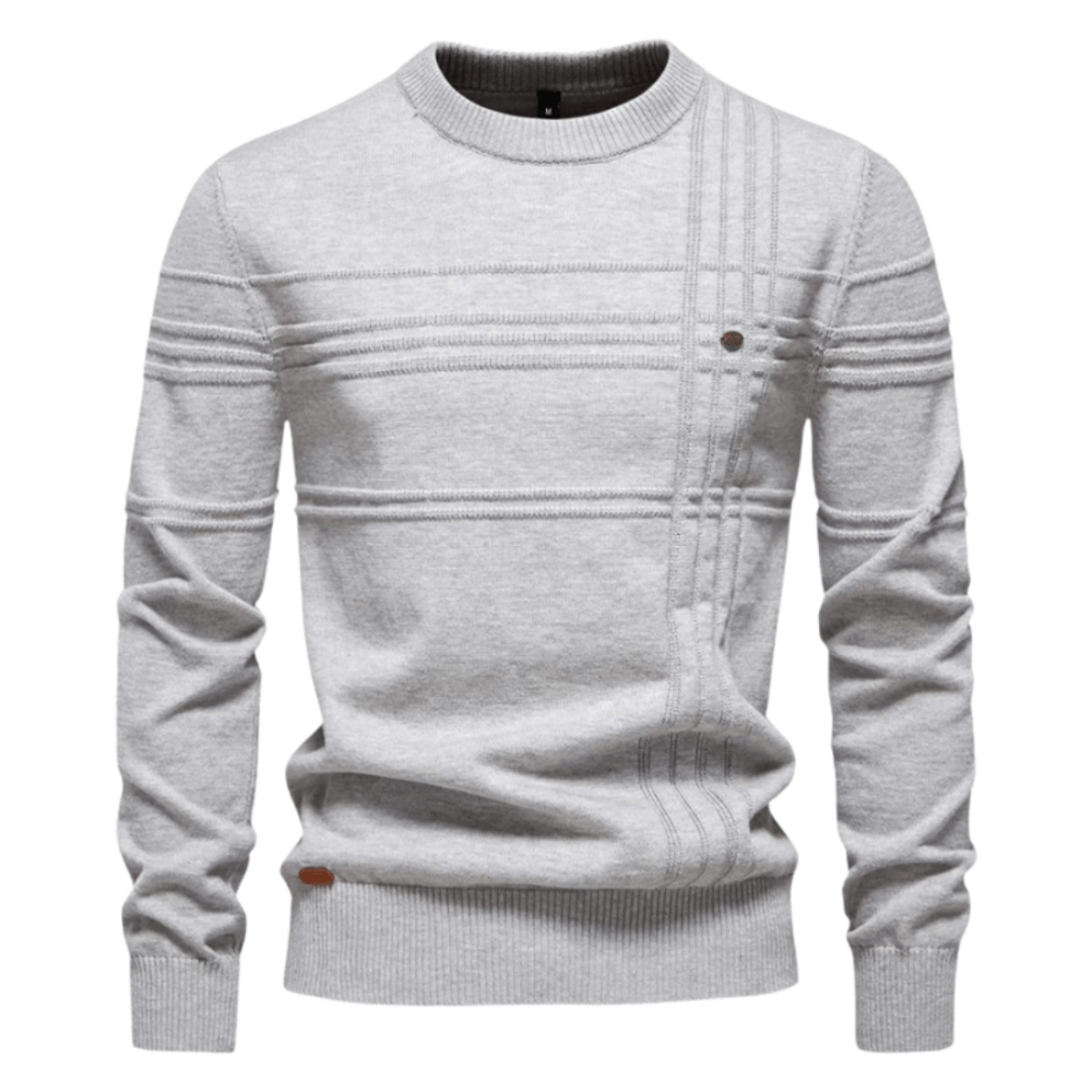 Gary | Stylish men’s sweater with checkered design