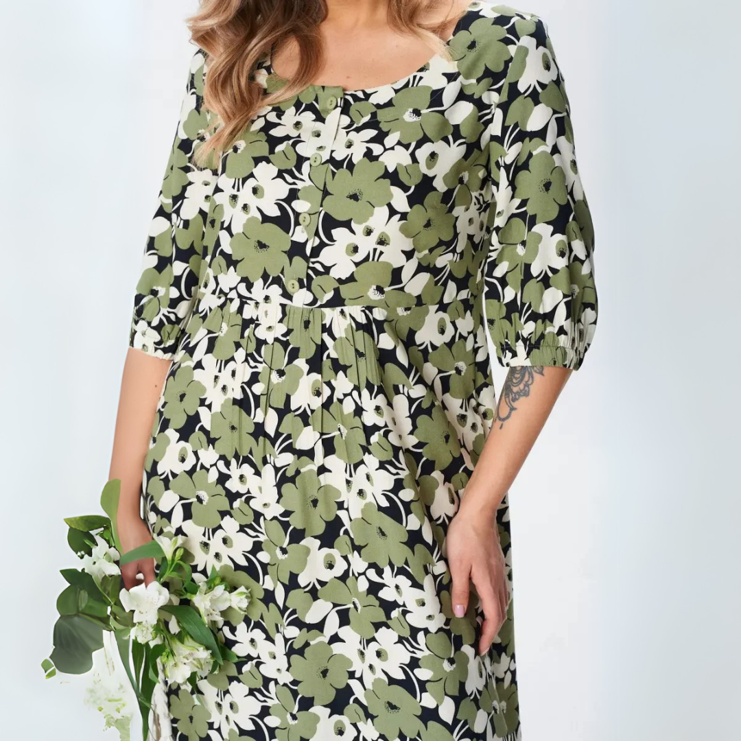 Yrsa | Luksuriøs blomsterkjole