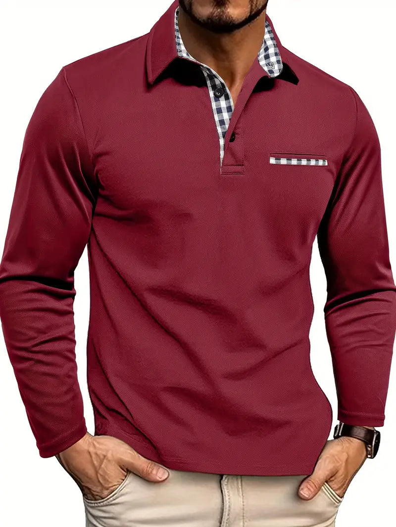 Bruce | Premium Long-Sleeve Polo