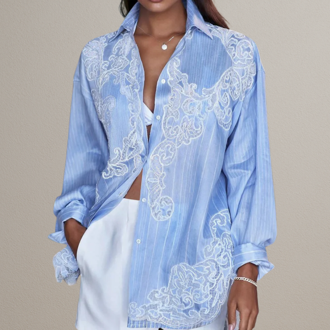 Marlowe | Luxurious blouse with pattern