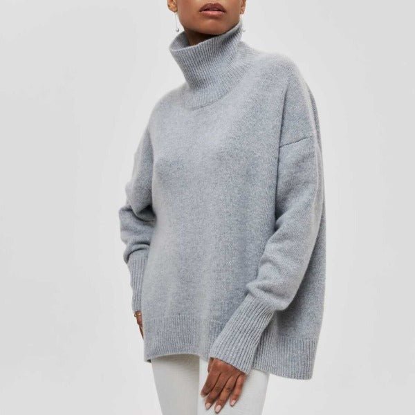 AVERY - ELEVATED NECK PULLOVER