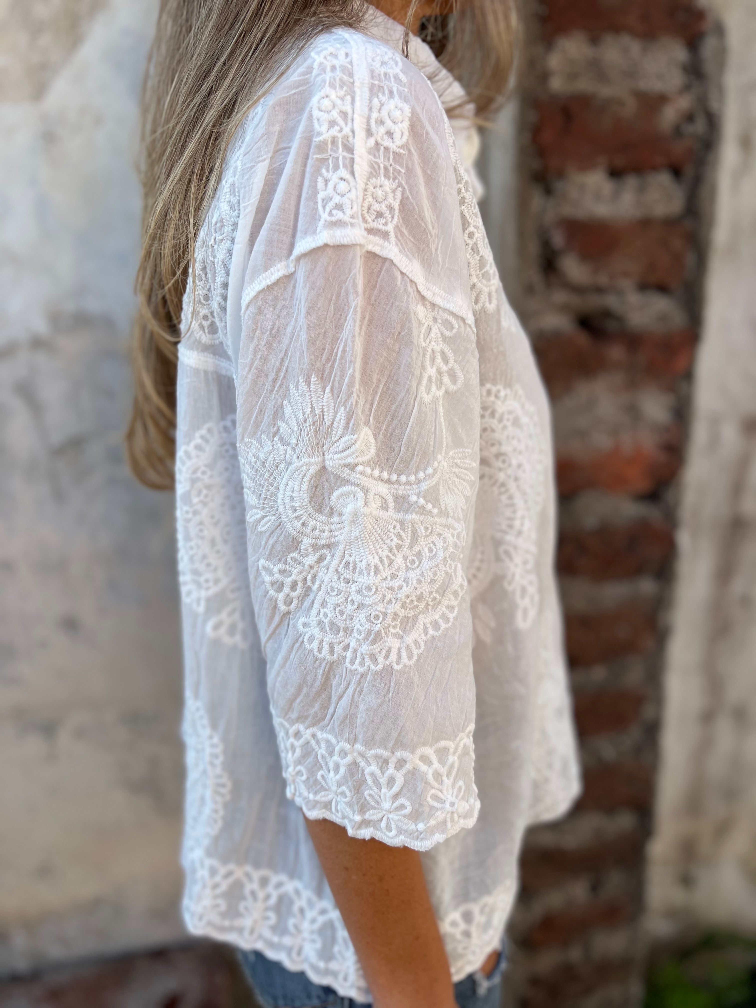 Lola | Luxurious blouse with beautiful pattern