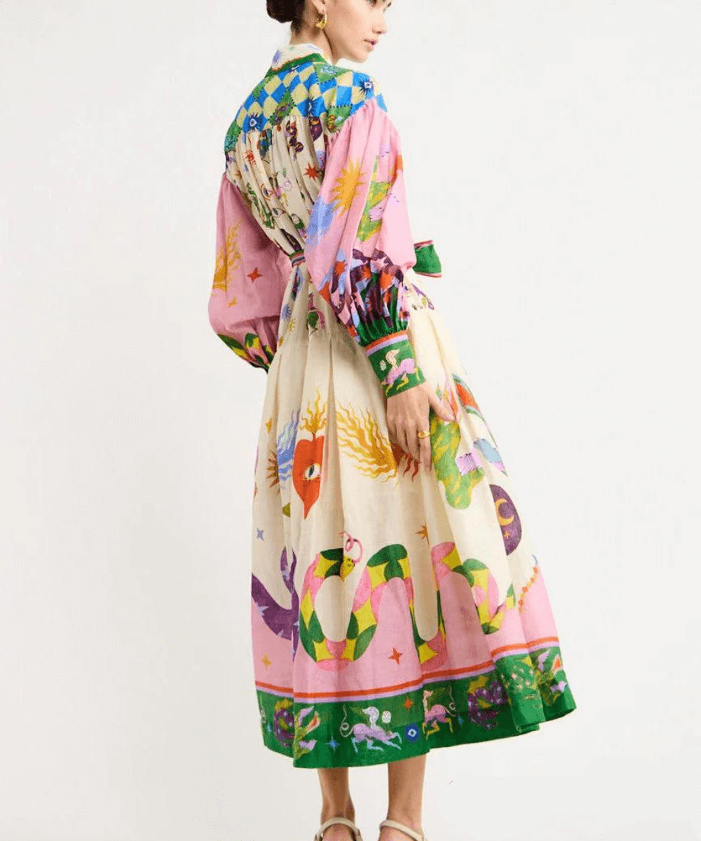 Dorthe | Elegant Italiensk Maxi Kjole