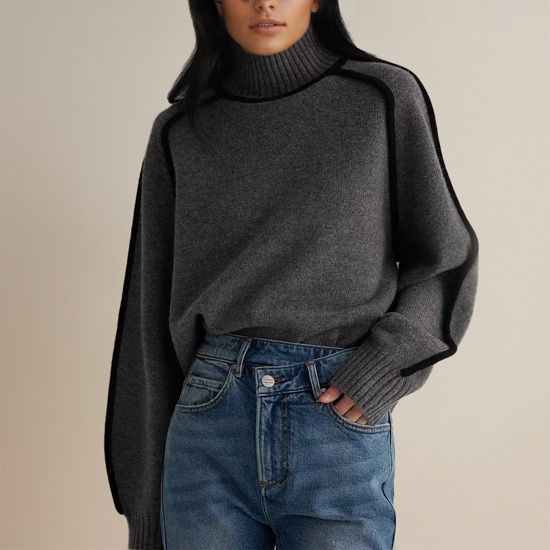 Jada | Dametrøje med rullekrave