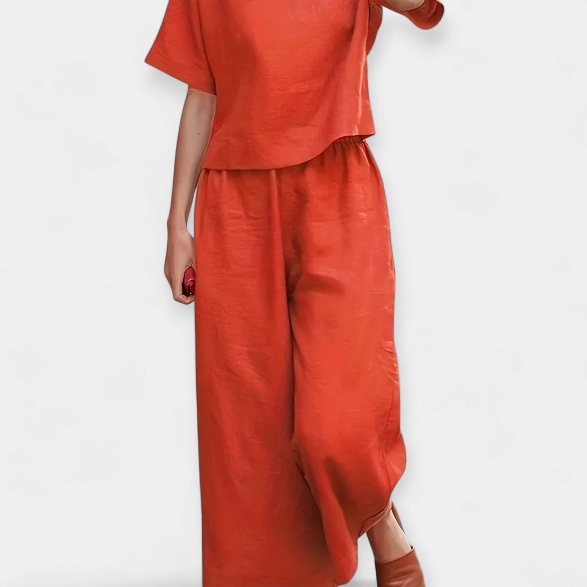 Breezy Short Sleeve Pantsuit