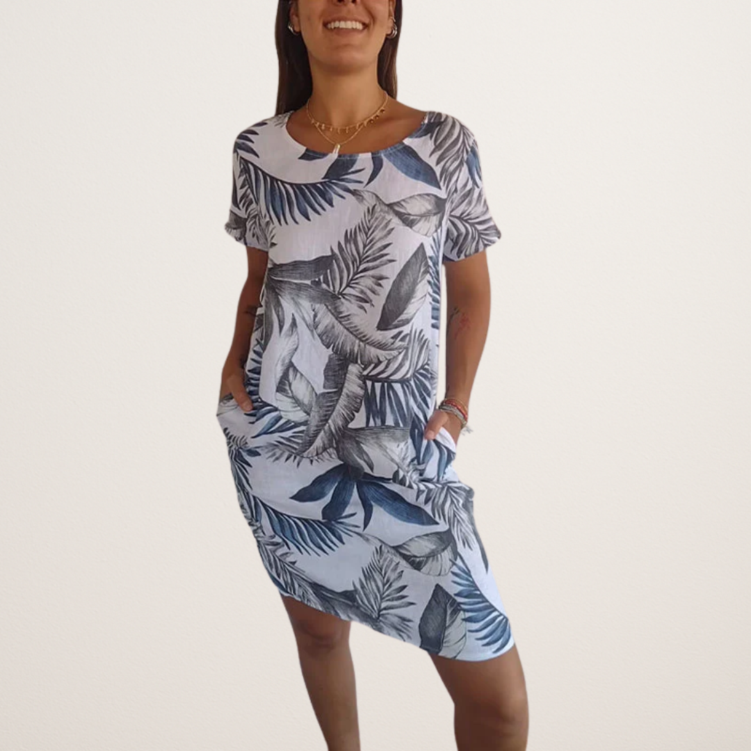Adeline | Relaxed spring dress with pockets
