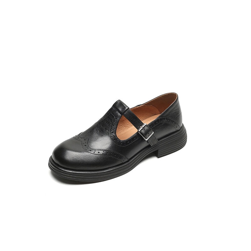 Lana | Elegant Leather Mary Janes