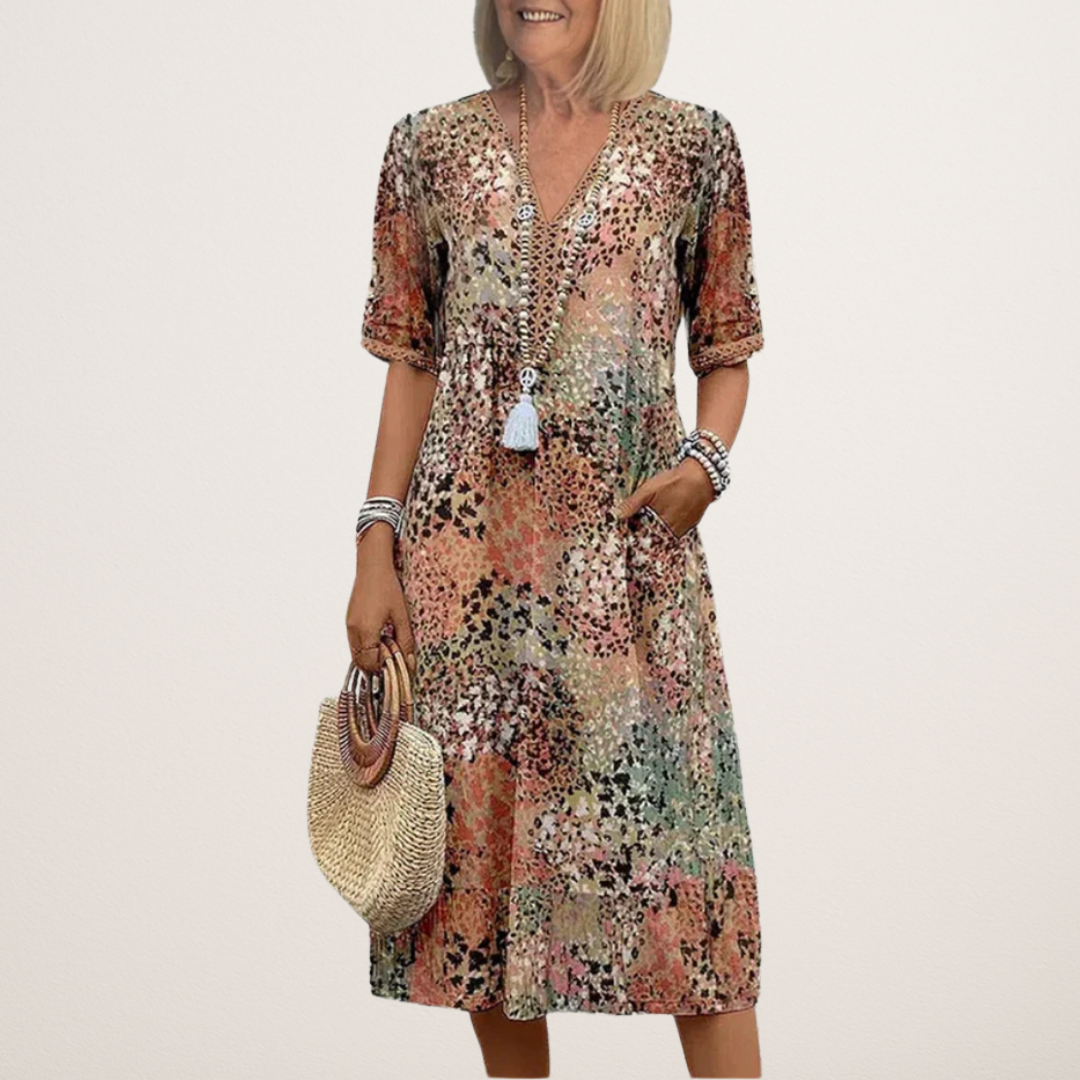 Chloe | Dress with beautiful pattern
