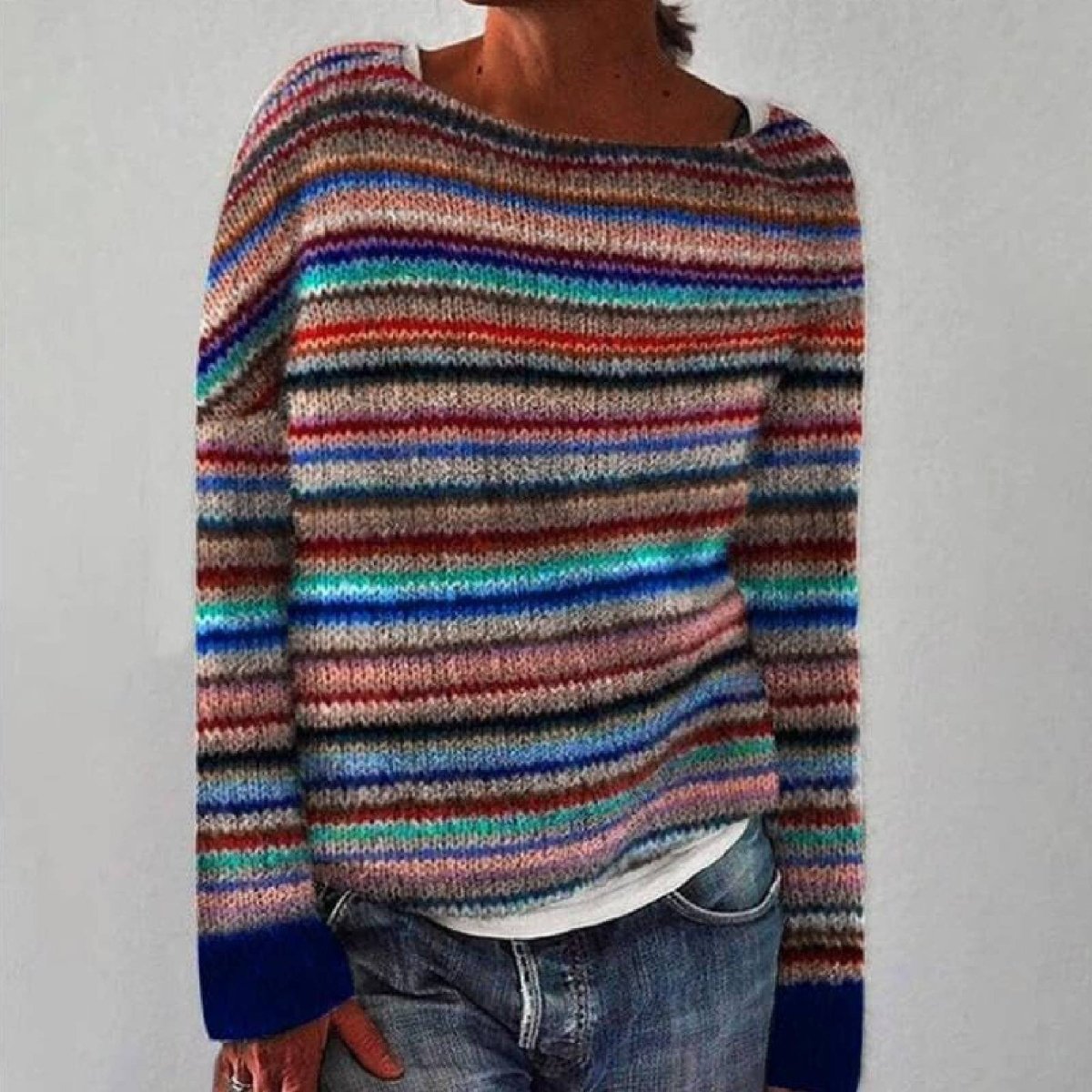 ELLA™ - COMFORTABLE RETRO KNIT SWEATER