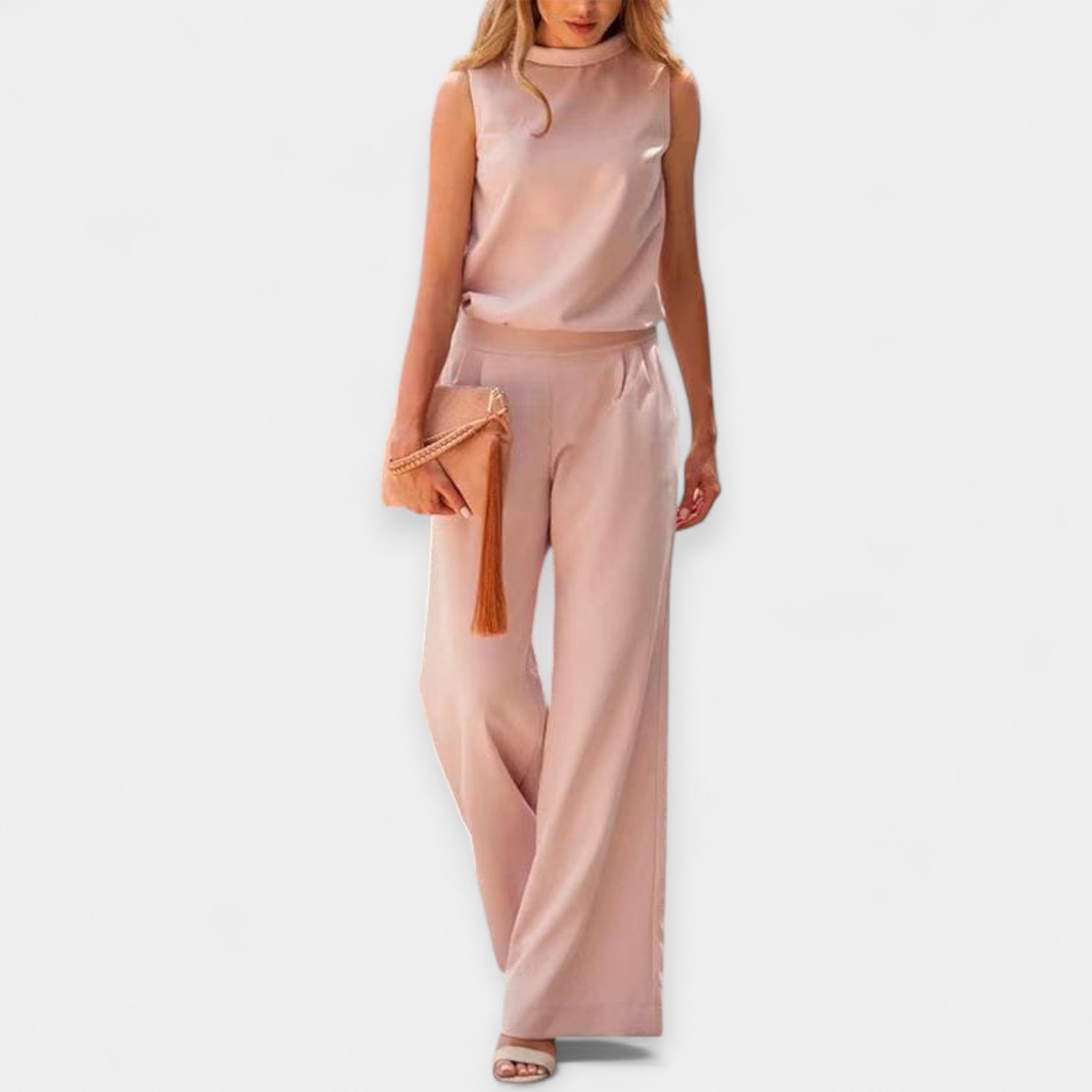 Lightweight Sleeveless Jumpsuit