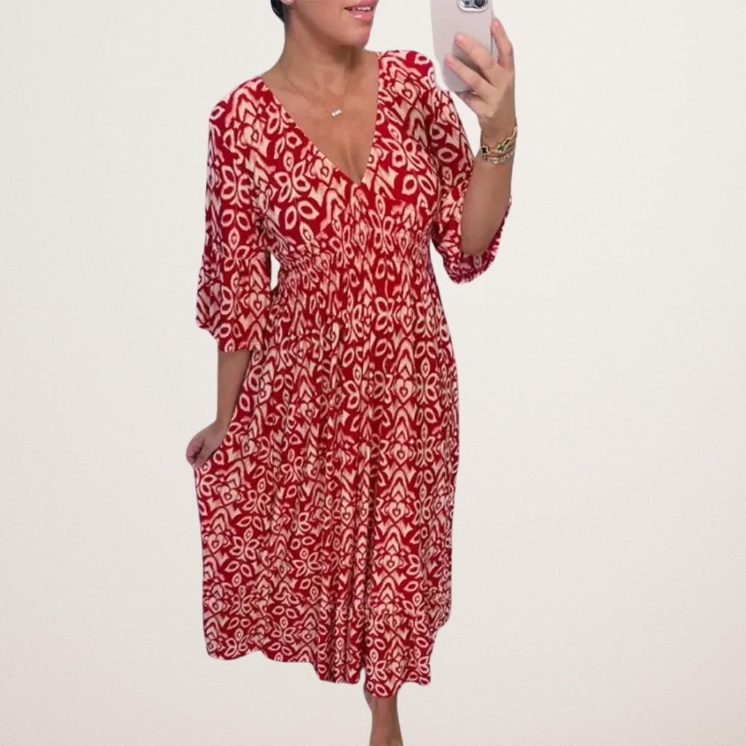 Harper | Dress with beautiful pattern