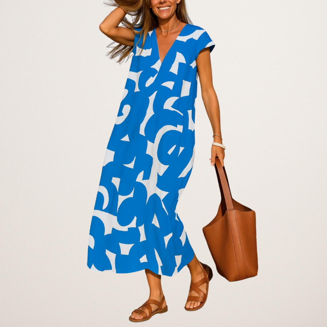Charlotte | Flowing dress with V-neck