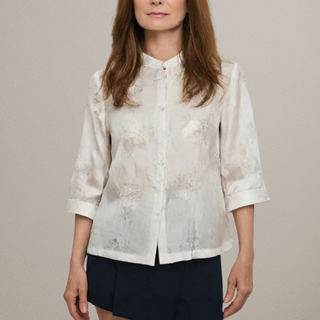 Imogen | Luxurious embroidered blouse