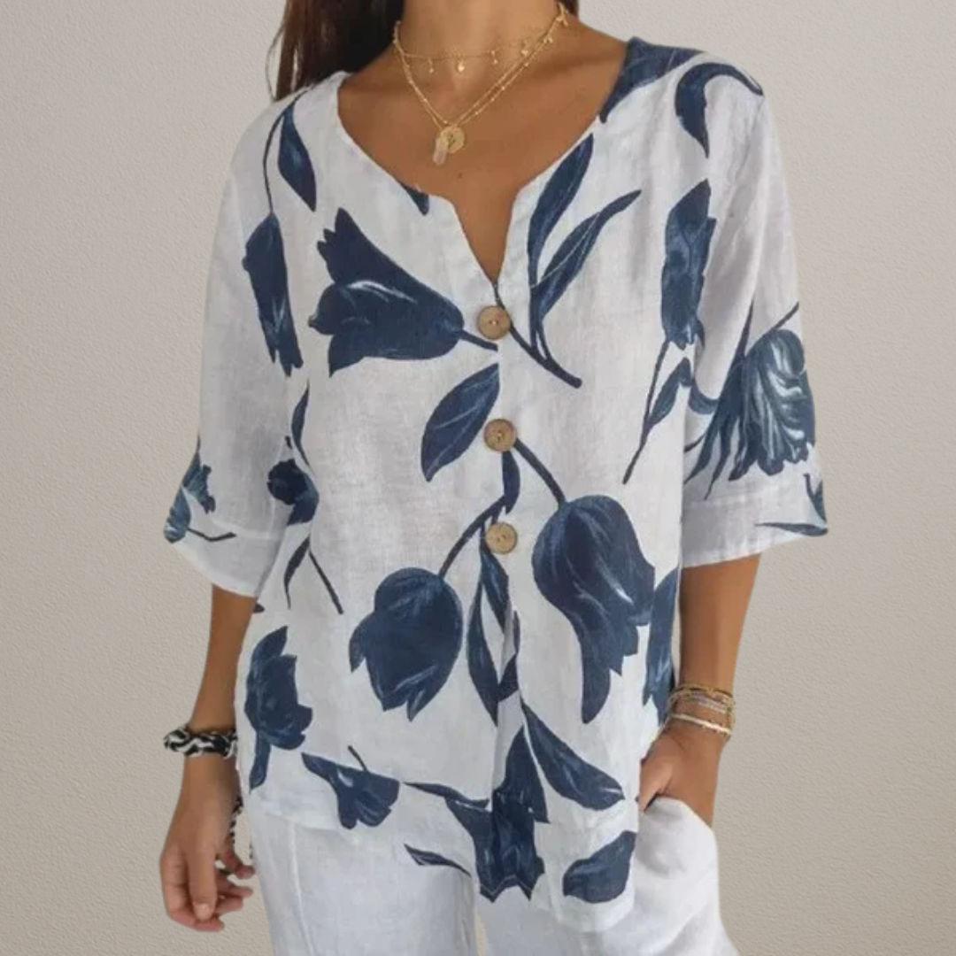 Zoey | Elegant blouse with floral pattern