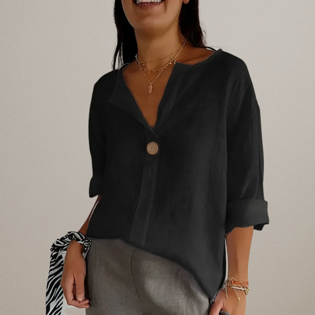 Eloise | Elegant blouse in linen