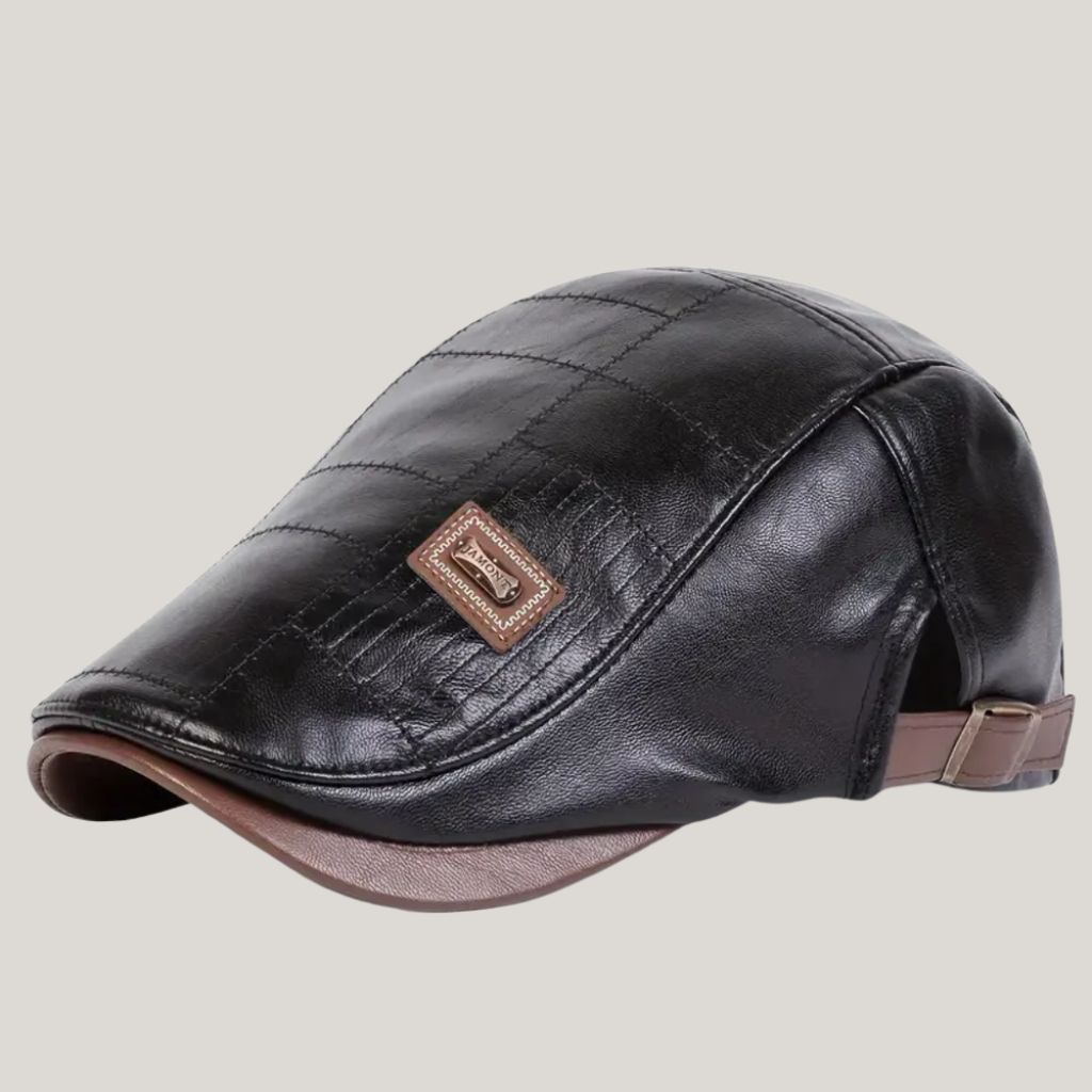 Thomas | Heritage Leather Flat Cap