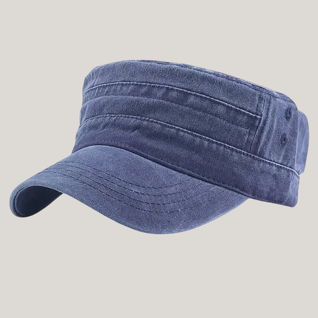 Andrew | Vintage flat top military cap