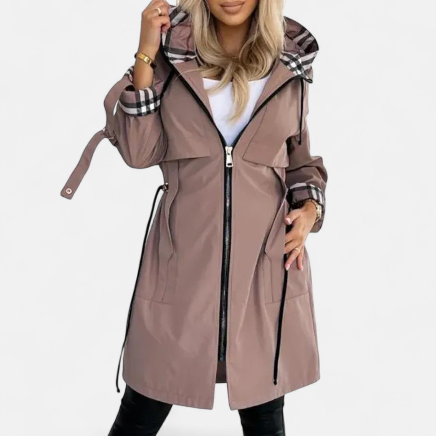 Anna | Waterproof & windproof zip coat