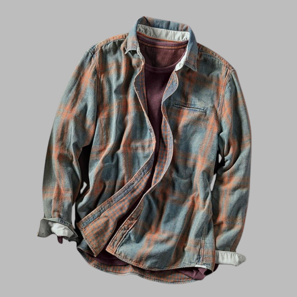 Zane | Tie-Dye Plaid Shirt