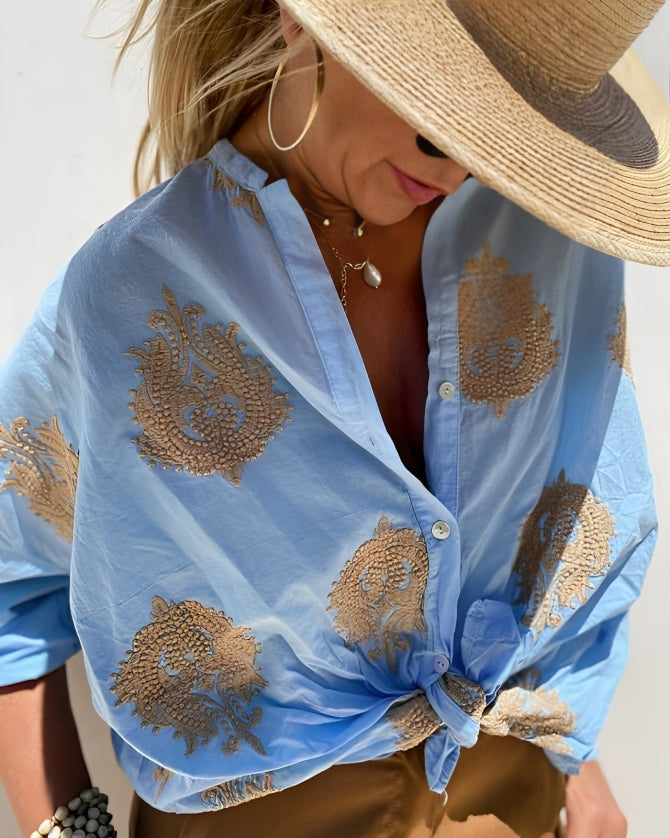 Simone | Ibiza-stil Chic Bluse