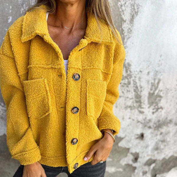 Grace | Short Wool Jacket with Buttons