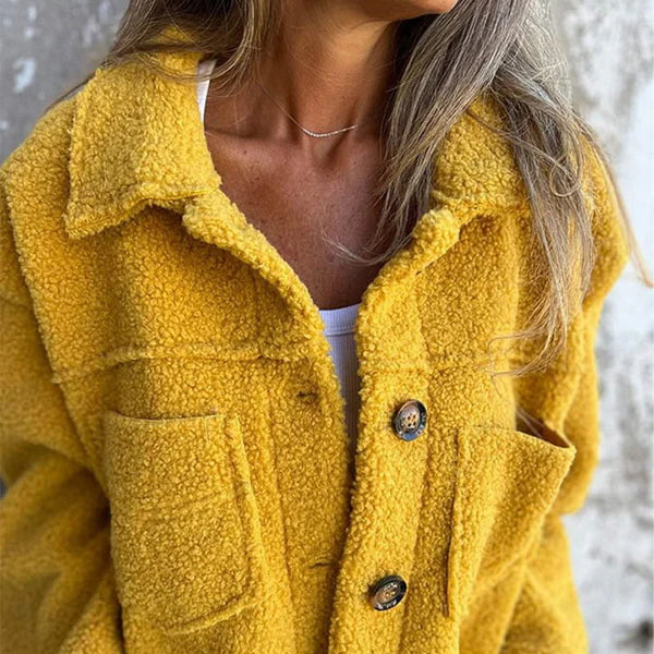 Grace | Short Wool Jacket with Buttons