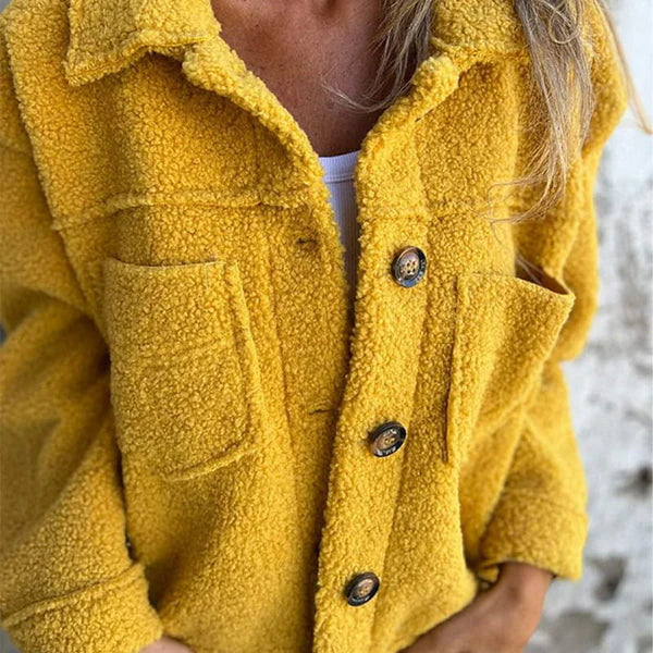 Grace | Short Wool Jacket with Buttons