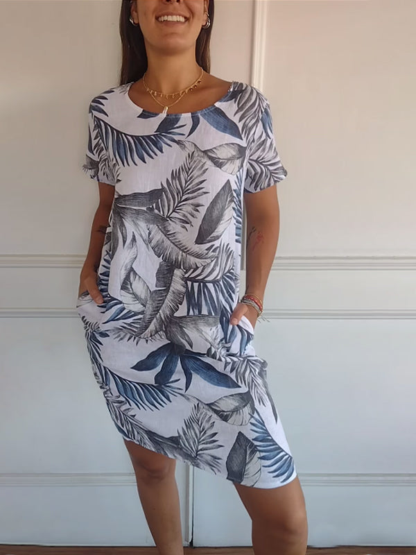 Adeline | Relaxed spring dress with pockets