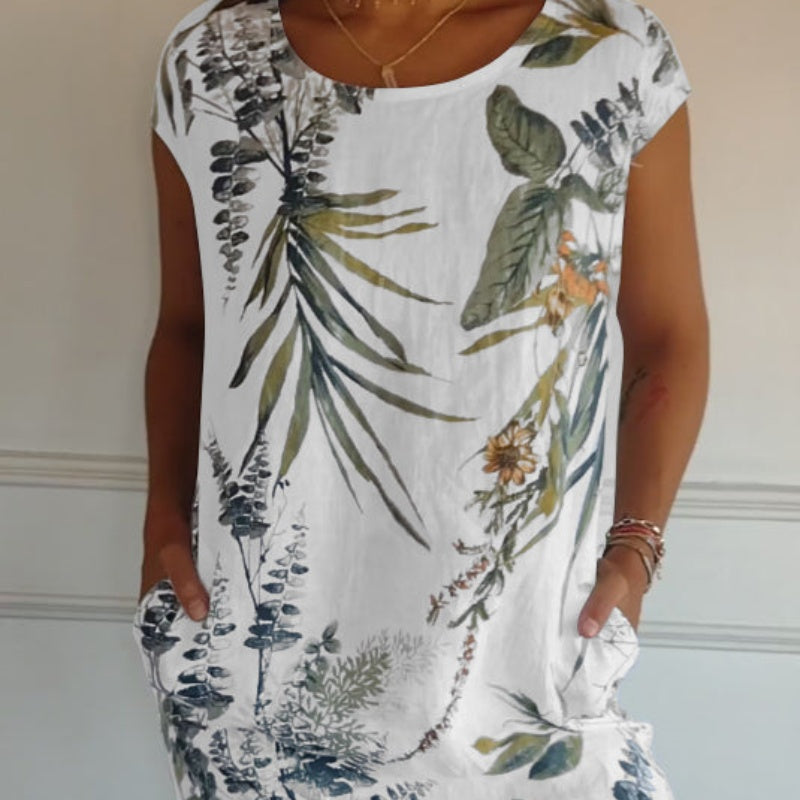 Adeline | Relaxed spring dress with pockets